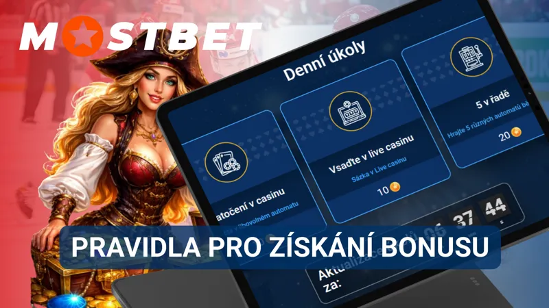 Pravidla pro získání bonusu Mostbet 30 free spinů