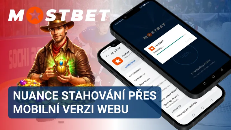 Stažení aplikace MostBet přes mobilní verzi oficiálního webu