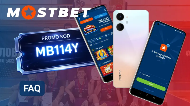 Sekce FAQ v aplikaci MostBet s odpověďmi na časté dotazy