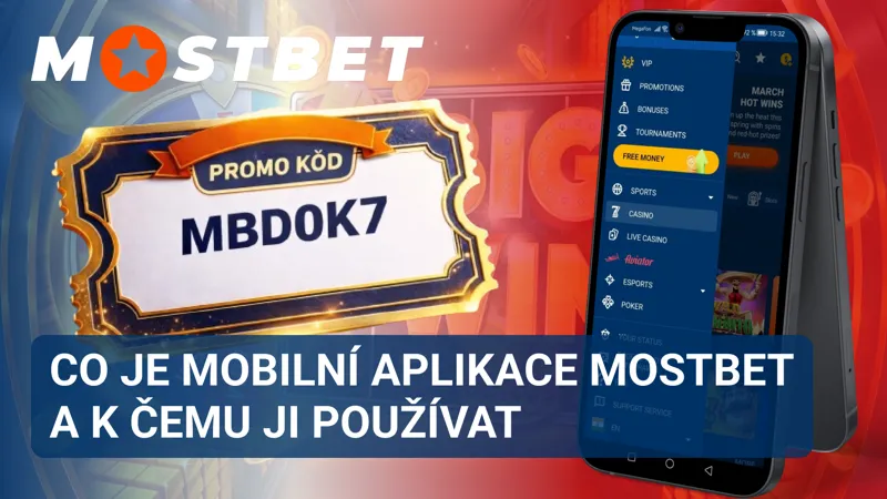Mobilní aplikace Mostbet CZ pro sázení a casino v chytrém telefonu