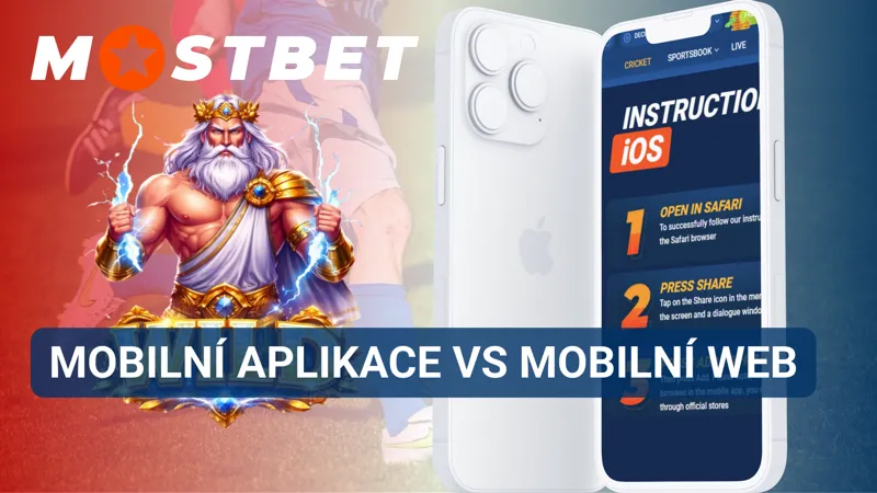 Srovnání mobilní aplikace MostBet a mobilní webové verze