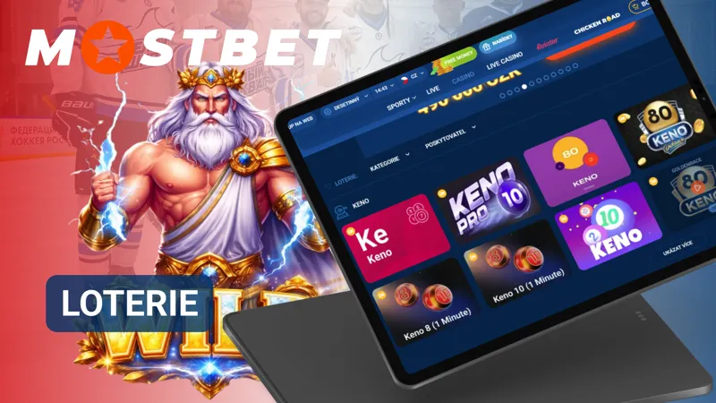 Loterie v Mostbet Casino s náhodnými výsledky