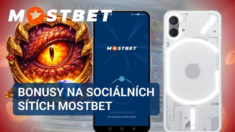 Sledující objevuje propagační příspěvky MostBet na sociálních sítích.