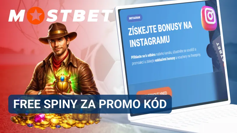 Odběratel zadává promo kód MostBet pro aktivaci bonusových free spinů.