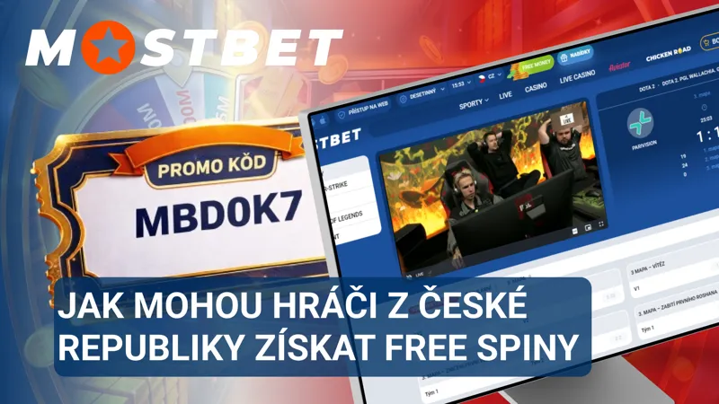 Zájemce z České republiky prochází dostupné možnosti získání free spinů v sekci bonusů MostBet.