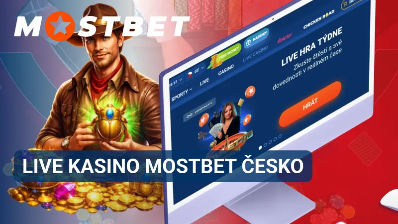 Live kasino Mostbet Česko s hrami od živých krupiérů