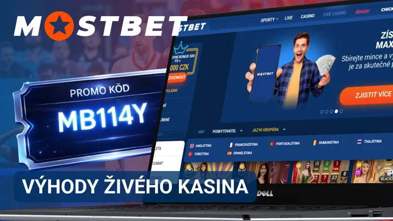 Výhody live kasina Mostbet s interakcí a realistickým prostředím
