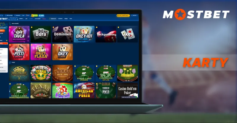 Karetní hry na MostBet
