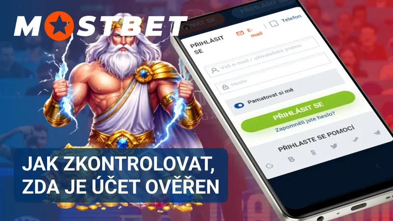 Kontrola stavu ověření účtu MostBet v profilu