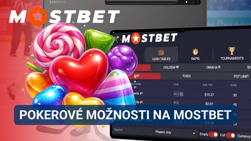 Pokerové možnosti MostBet s různými herními formáty