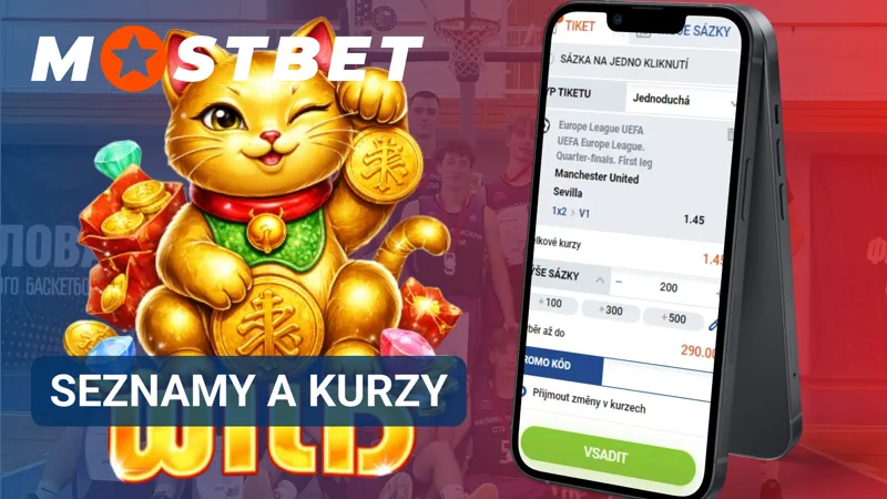 Seznamy událostí a kurzy MostBet pro sportovní sázení