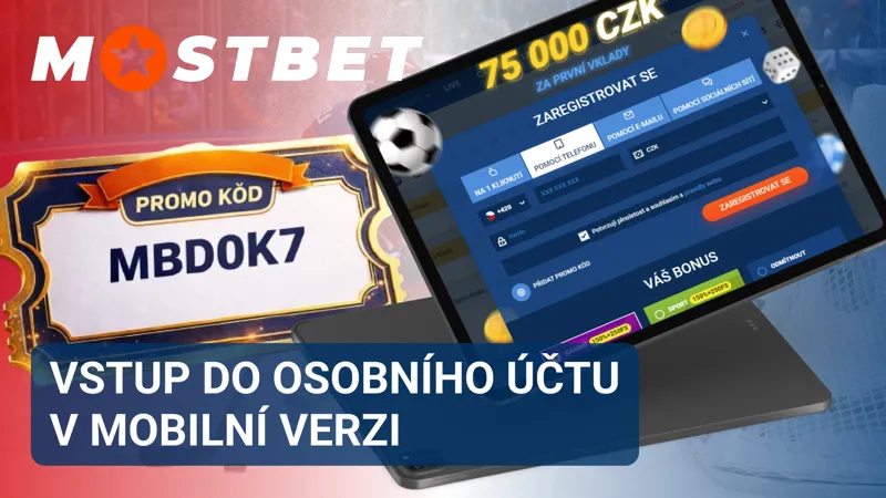 Přístup do účtu MostBet přes mobilní verzi webu