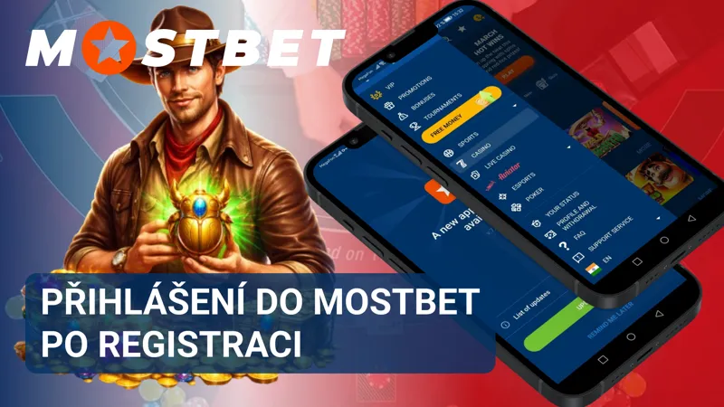 Přihlášení do MostBet po registraci pomocí účtu