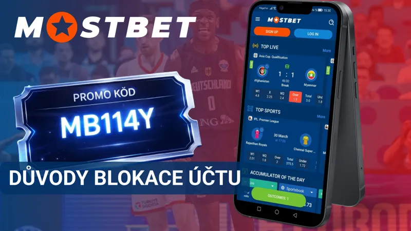 Důvody blokace účtu MostBet spojené s porušením pravidel
