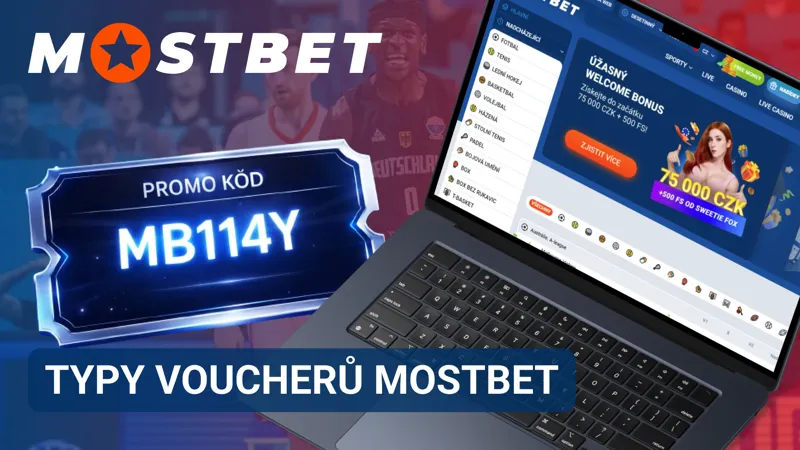 Přehled různých typů voucherů MostBet je zobrazen v sekci promo akcí online platformy.