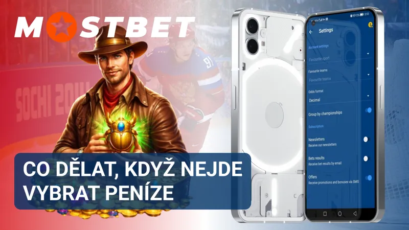 Řešení problémů s výběrem peněz na Mostbet