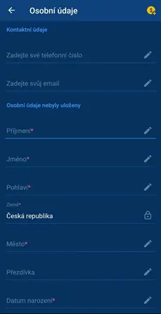 Registrace na Mostbet přes aplikaci