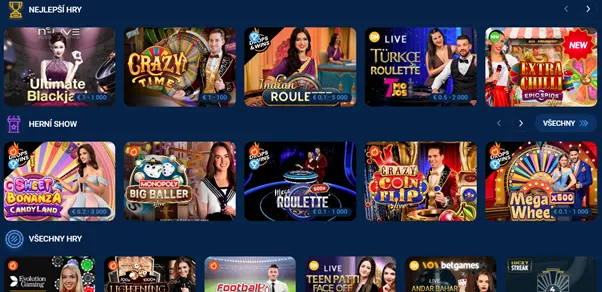 MostBet Live Kasino
