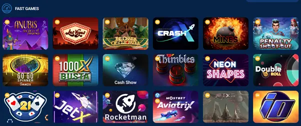 Fast Games v MostBet