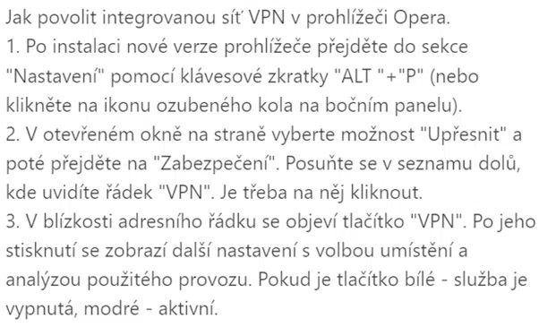 VPN pro webové stránky MostBet
